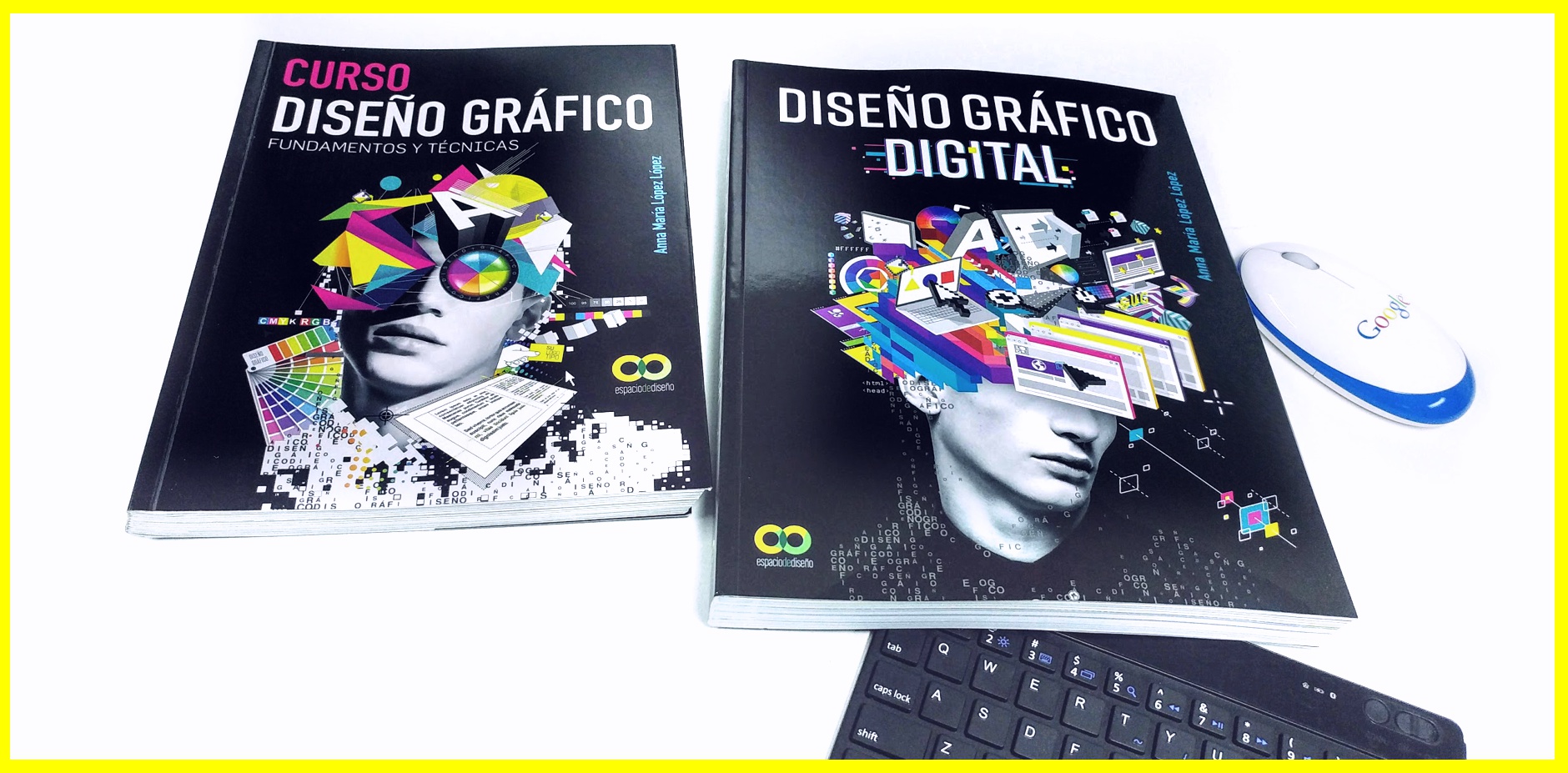 Los libros Curso Diseño Gráfico y Diseño Gráfico Digital